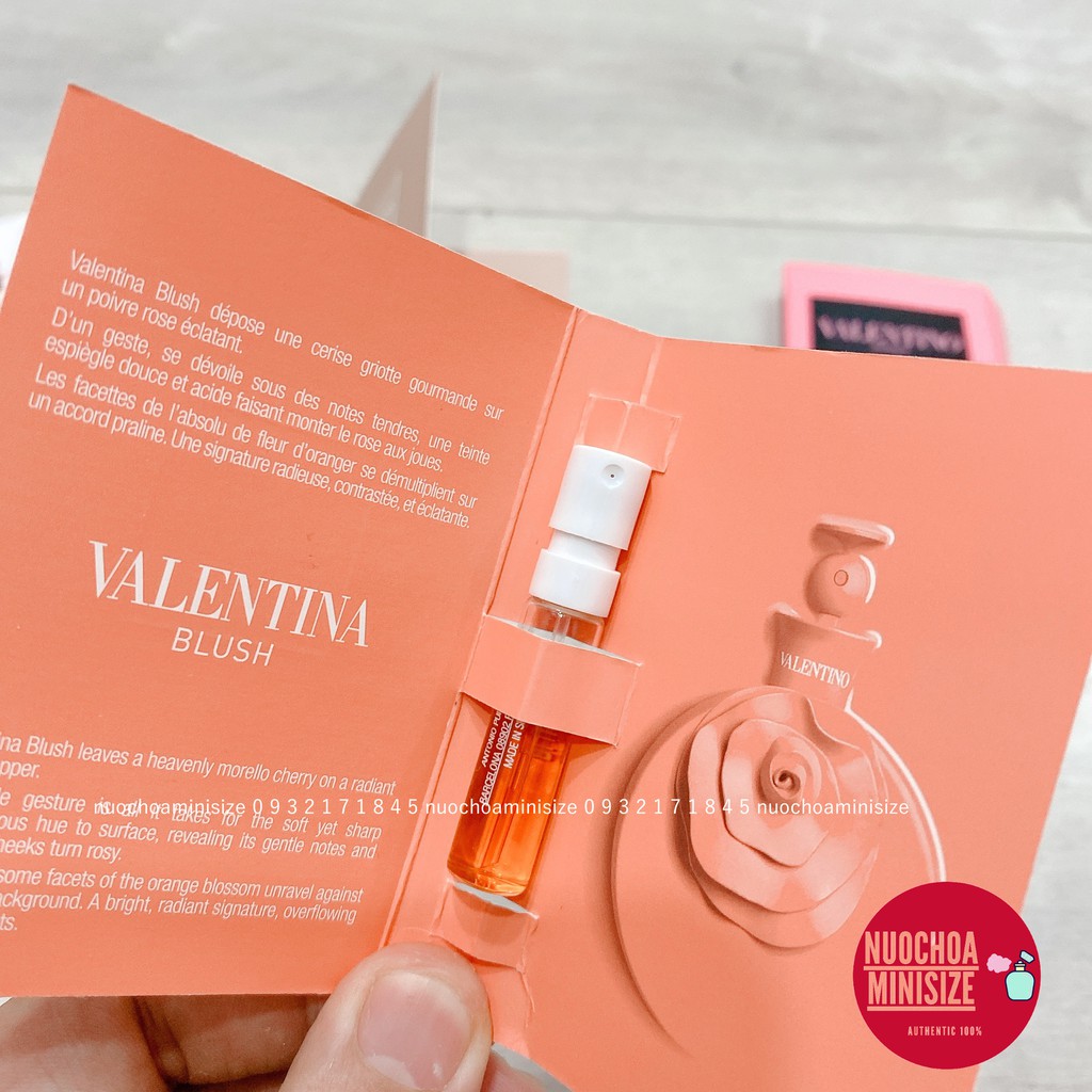 ❤ Vial Mẫu Thử Nước Hoa Valentino Donna - Valentina Poudre - Pink - Blush