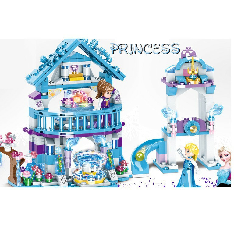 Đồ chơi lắp ghép Xếp Hình Lâu Đài Công Chúa Tuyết Elsa - Princess 574/411pcs.