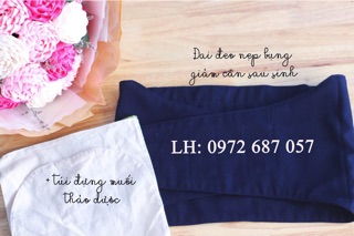 Set đai đeo và túi đựng muối