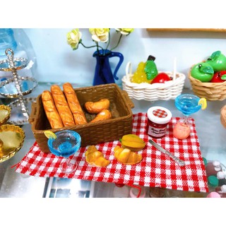 Set rổ bánh mỳ Mô hình