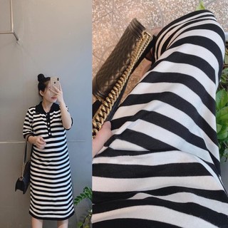 Váy len mongtoghi cổ đức suông