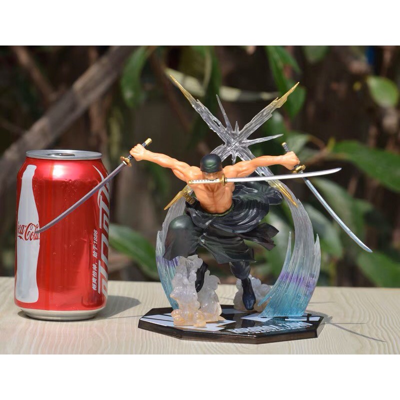 [ẢNH THẬT]Mô hình Roronoa Zoro Battle ver (2 Đầu) 17cm- Figure Tượng One Piece