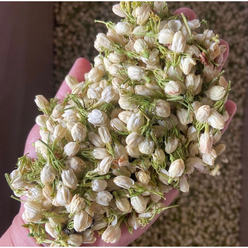 Trà hoa nhài nụ nguyên bông gói 100g