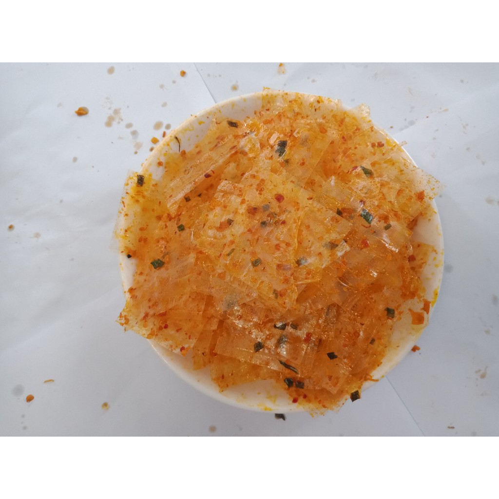 BÁNH TRÁNG TRỘN SA TẾ TÉP DẠNG LÁ