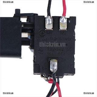 <Hot~new>DC 7.2-24V Electric Drill Dustproof Speed Control Push Button Trigger Switch