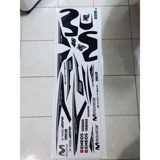 Tem rời exciter 150 movista dành cho xe trắng