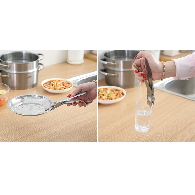 Dụng Cụ Kẹp Gắp Đồ Nóng bằng inox chắc chắn IN57