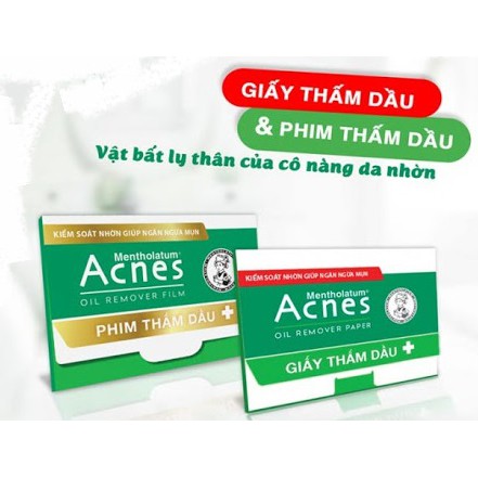 Giấy Và Phim Thấm Dầu Acnes Oil Remover