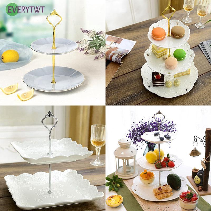 Khay đựng bánh kẹo 2 tầng đa năng