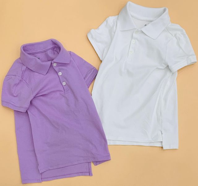 Áo thun có cổ bé gái hàng dư xịn