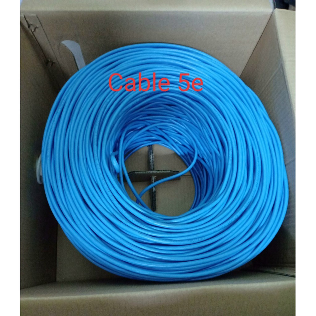 Cable Lan 💎𝓕𝓡𝓔𝓔𝓢𝓗𝓘𝓟💎Cáp mạng Lan UTP Cat 5E Bấm Sẵn 3M 5M 10M 15M 20M 25M 35M 45M 50M  SPTECH COMPUTER