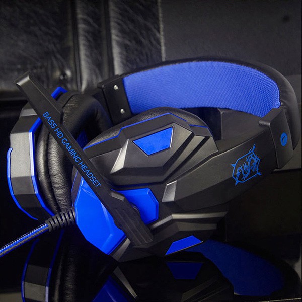 Tai nghe gaming Bass HD,headphone chụp tai có đèn led, có mic chơi game nghe nhạc cực hay âm bass mạnh mẽ