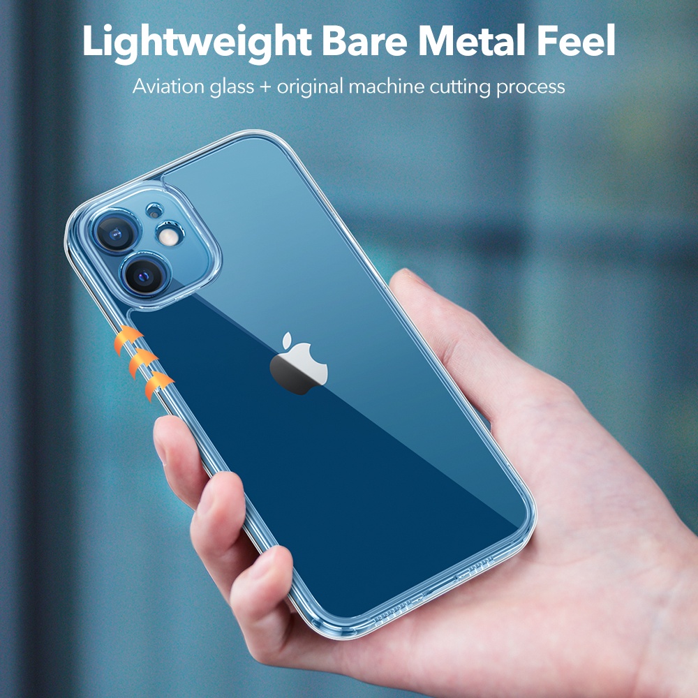 Ốp điện thoại ESR cho iPhone 12 Pro Max trong suốt bảo vệ ống kính toàn diện