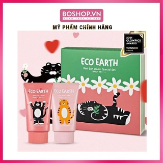 Kem Chống Nắng The Saem Eco Earth Pink Sun Cream Ex SPF50+ 50g
