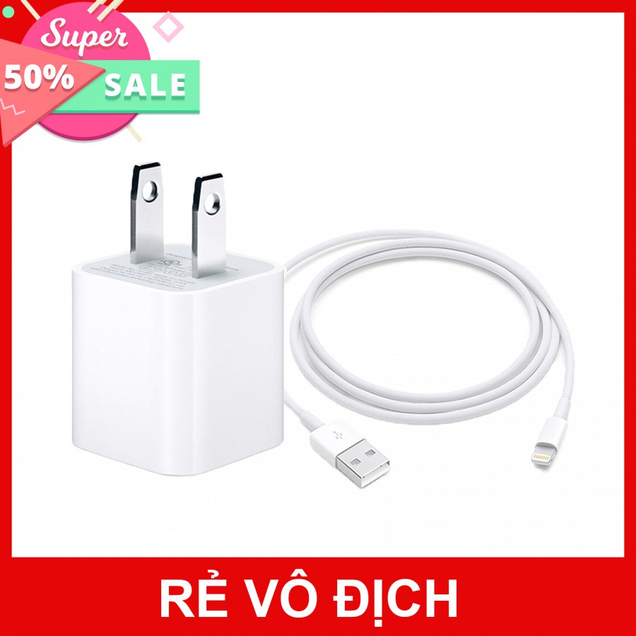 Mua ngay[Bảo Hành 36 Tháng] Combo Bộ Sạc Zin Chuẩn cho iphone - Cam kết hàng chuẩnCam kết chất lượng-Rẻ Đẹp Chất