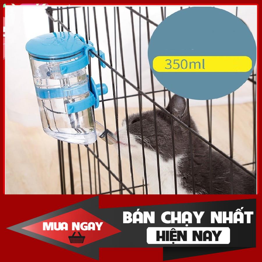 [❌GIÁ SỈ❌] BÌNH NƯỚC TREO GẮN CHUỒNG CHO CHÓ MÈO 350ML -TREO CHUỒNG CHÓ MÈO ❤️