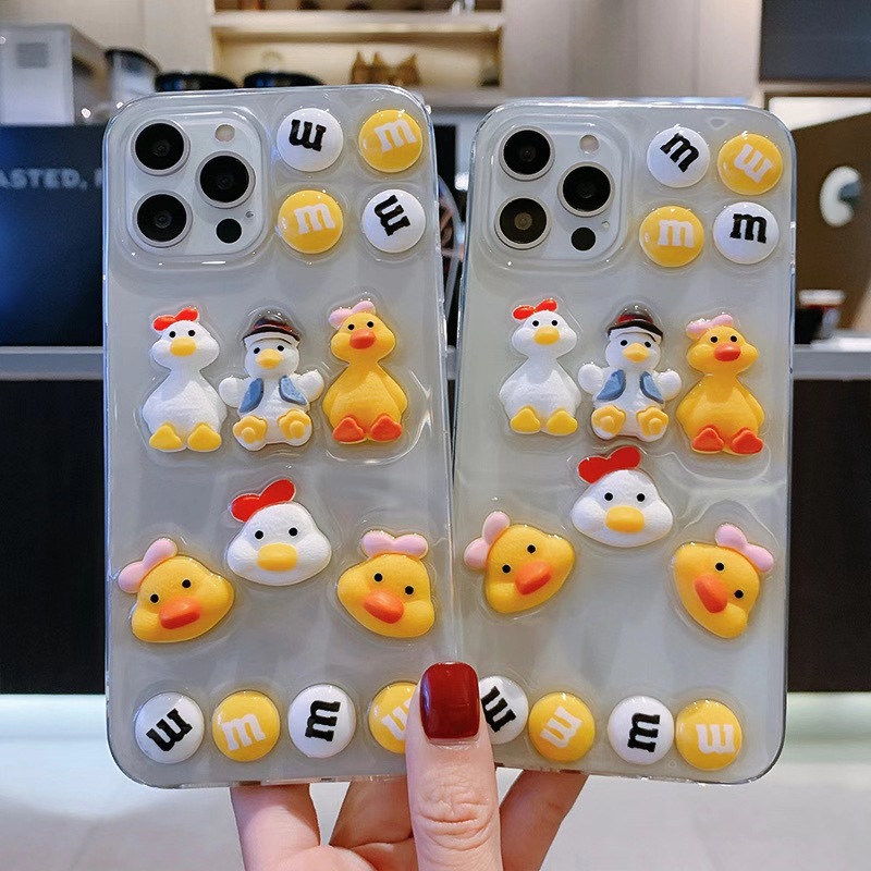 Ốp điện thoại họa tiết vịt dễ thương cho Apple iPhone Xs Max 11 / 12PR / Max / Mini X / XS | BigBuy360 - bigbuy360.vn