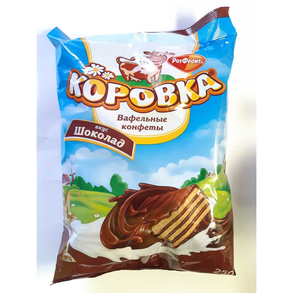 Bánh xốp socola Коровка 250g