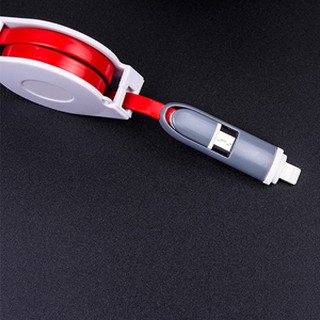 Dây sạc rút 2 trong 1 (Micro và Lightning)