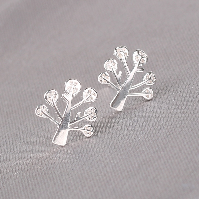 Bông tai mạ bạc 925 kiểu dáng sáng tạo dành cho nữ