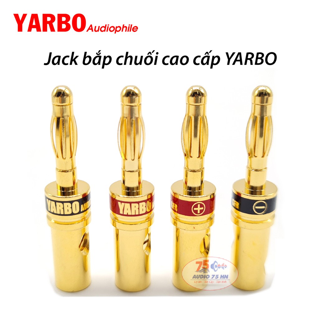 Jack loa bắp chuối YARBO Audiophile Đức hàng cao cấp - Đơn giá 1 cái