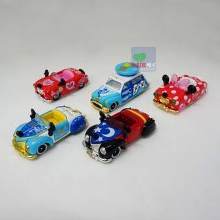 Xe Mui trần Mickey đỏ đen - Tomica