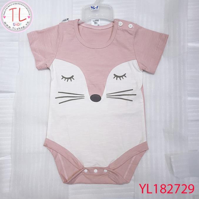 Thời trang trẻ em - Bộ Bodysuit thun cho bé hình chồn con - Quần áo bé trai - Bộ bé trai - Quần áo bé gái - Bộ bé gái