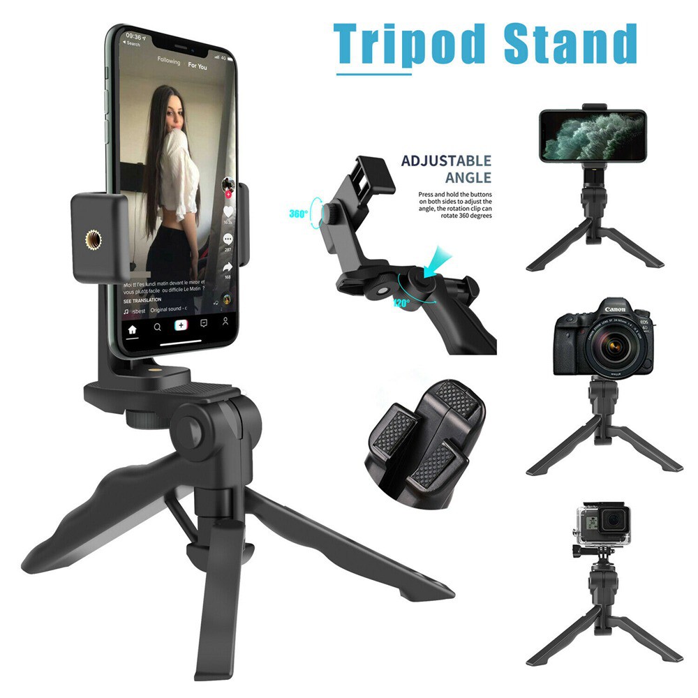 [Mã 2404EL10K giảm 10K đơn 20K] TRIPOD MINI đa năng CHO ACTION CAMERA camera hành trình, điện thoại