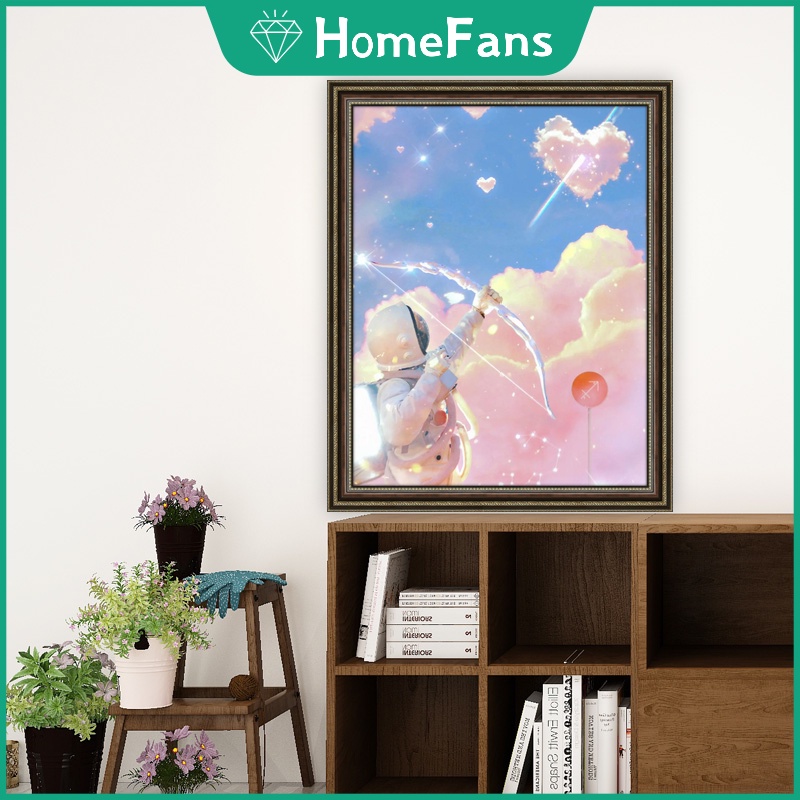 mười hai chòm sao Bộ tranh đính đá 5D 30x40cm/40x50cm họa tiết cung hoàng đạo độc đáo làm thủ công