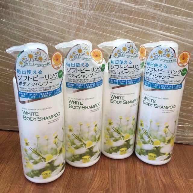 [Xách tay] Sữa tắm trắng da manis White body shampoo 450ml Nhật Bản