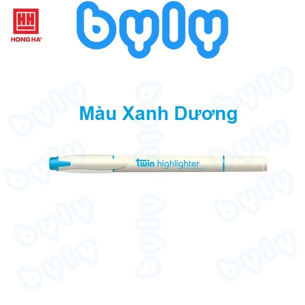 [Ship hỏa tốc] Bút dạ quang hai đầu 6690 Hồng Hà TF-HL02 - ByLy Store