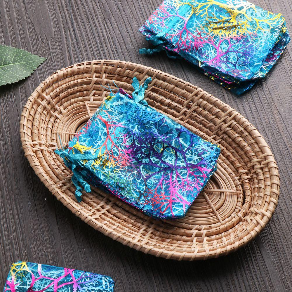 10 / 50 Túi Dây Rút Đựng Trang Sức 7 * 9cm Ốp