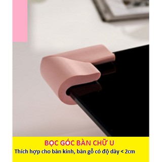 Miếng bọc góc bàn cao su non chữ U