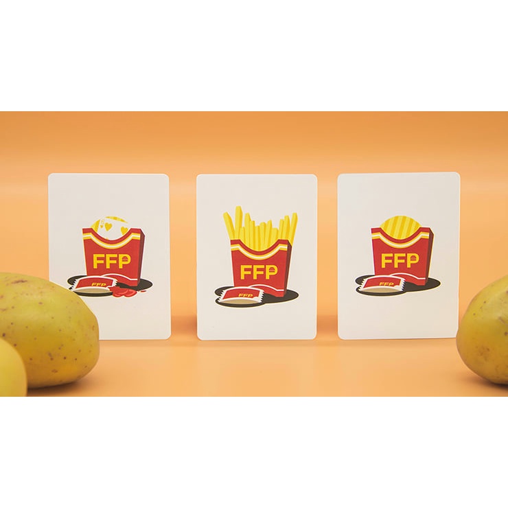 Bài tây USA cao cấp :  Fries Playing Cards by Fast Food Playing Cards