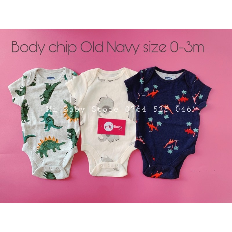 Body chip Old Navy 0-24m - CHỌN MẪU