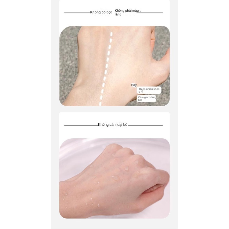 CandyMoyo Kem trang điểm làm sáng da tông màu kem che khuyết điểm trang điểm nude dưỡng ẩm