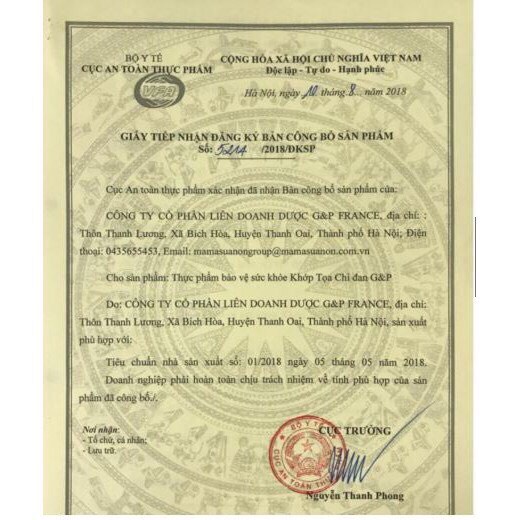 Khớp Toa Chi Đan G&P - Hết đau thần kinh tọa, thần kinh liên sườn, đau mỏi vai gáy, đau thắt lưng, viêm đa khớp