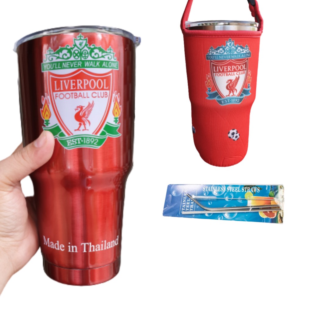Combo ly giữ nhiệt thái lan 900ml (Tặng túi, 2 ống hút, 1 cọ)
