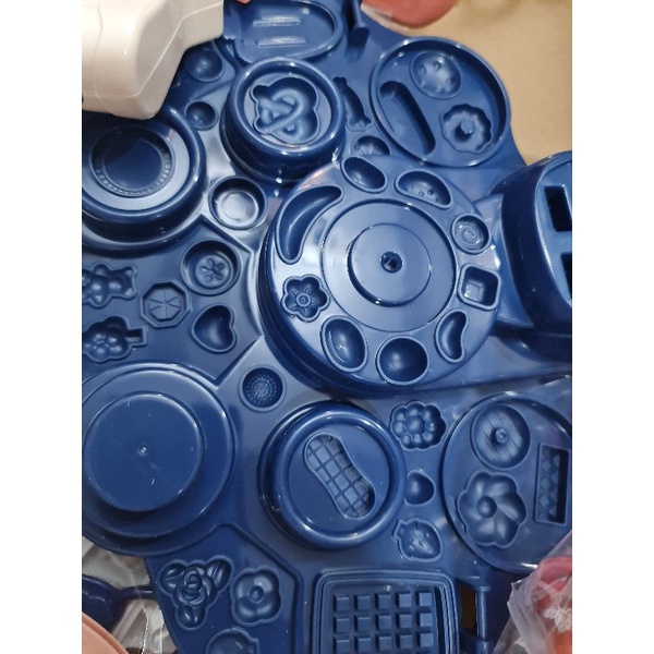 Bàn đất nặn (bột nặn) lớn, chủ đề tiệm  bán kem đồ chơi DIY cho bé, hộp gần 50cm