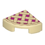 LEGO Góc Bánh 1/4 Hình Tròn Cỡ 1x1 Màu Vàng Cát ID 6151221 26484