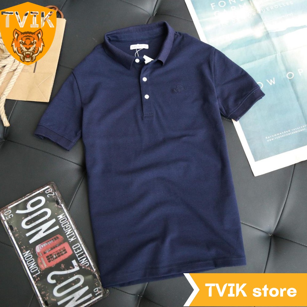 Áo thun polo nam Tvik nhiều màu, chất vải thun cá sấu cao cấp, ATP | BigBuy360 - bigbuy360.vn