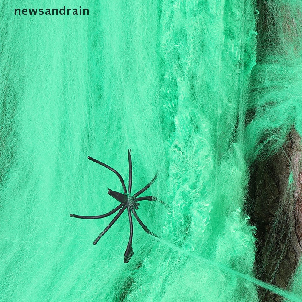 Mạng Nhện Nhân Tạo Siêu Co Giãn Trang Trí Halloween