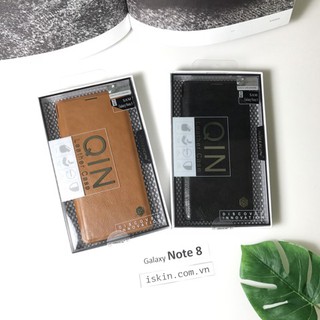 Bao da Nillkin Qin cho Samsung Galaxy Note 8 ( Đen)