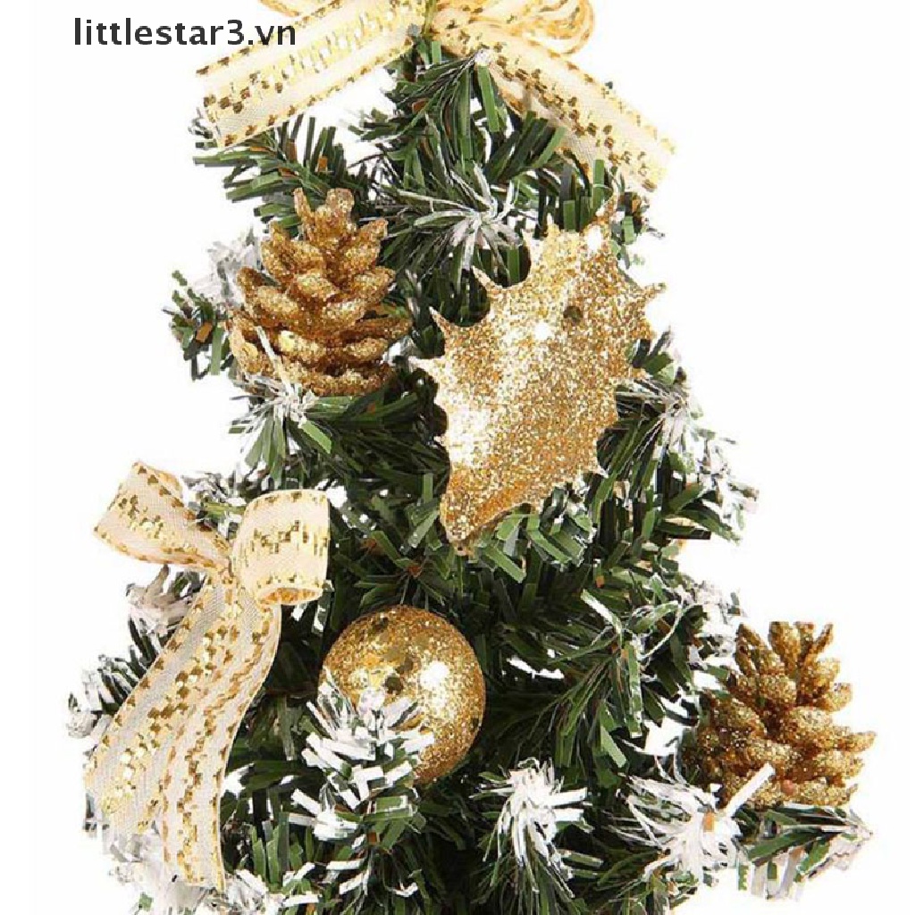 Cây thông noel mini 3 20cm trang trí bàn làm việc