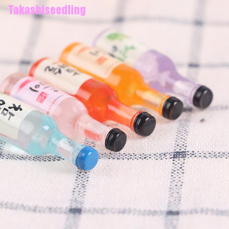 10 mô hình chai rượu cỡ nhỏ tỉ lệ 1/12 trang trí cho nhà búp bê