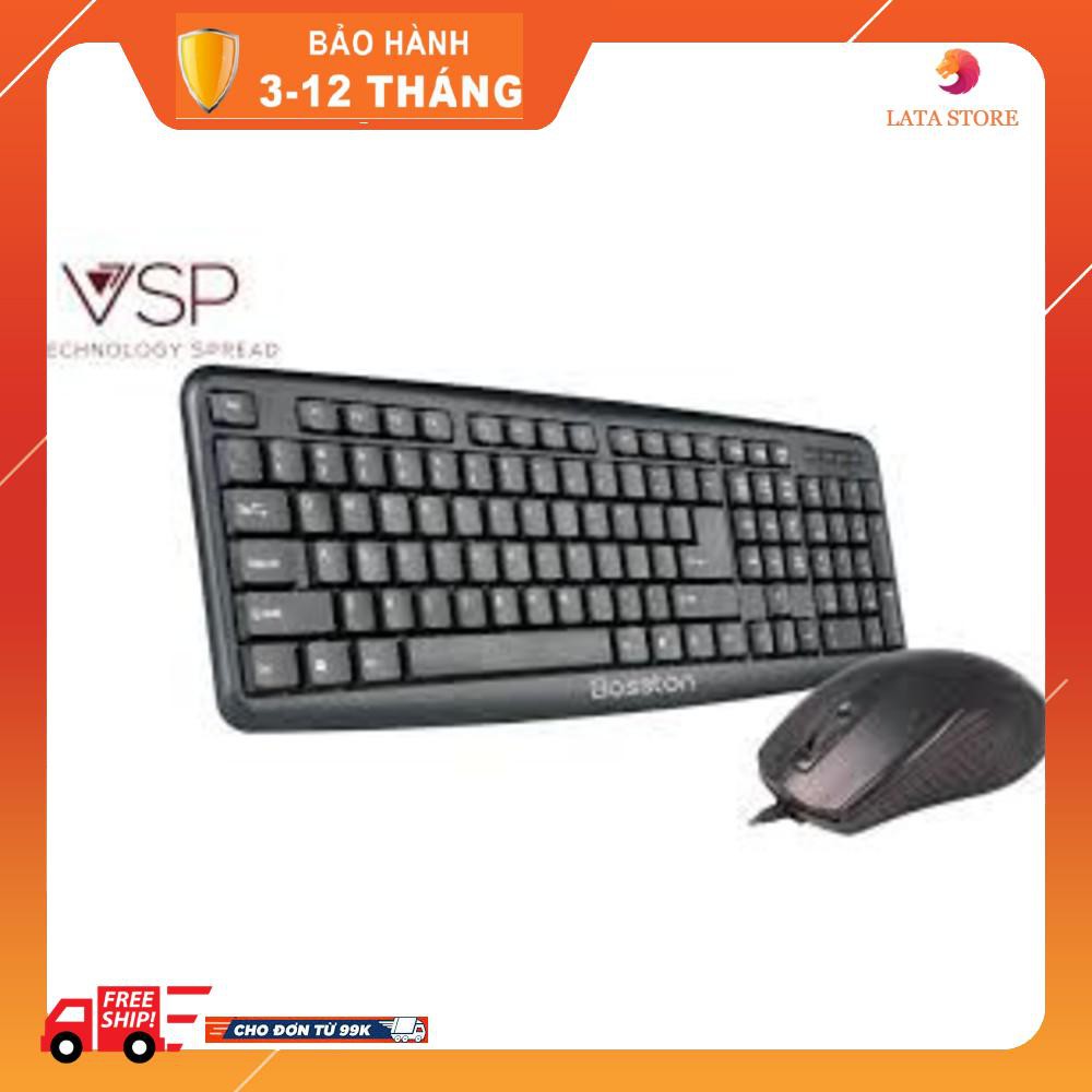 [ Freeship đơn 99k Toàn Quốc] COMBO Bàn phím Chuột D5200 BOSSTON Chính Hãng 100%