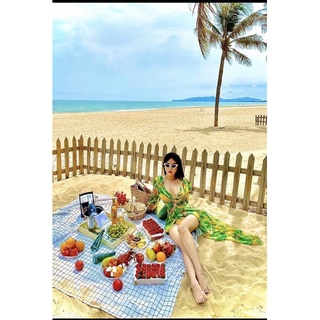 bikini chuối kèm ao choàng