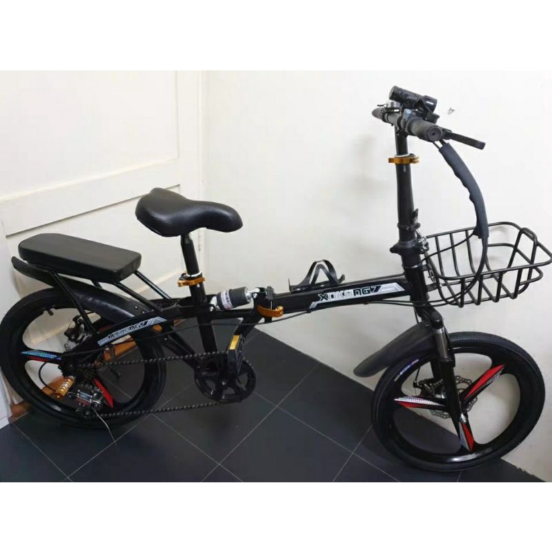 XE ĐẠP GẤP THỂ THAO NAM NỮ XKANG Bản Nhỏ  Bánh 16inh