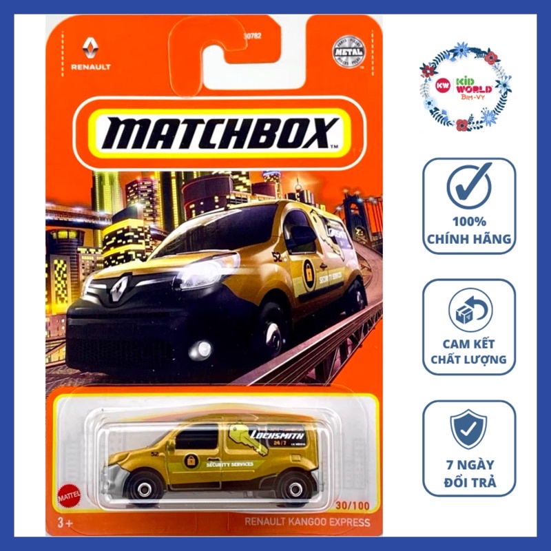 Xe mô hình Matchbox Tải Renault Kangoo Express GVX40.
