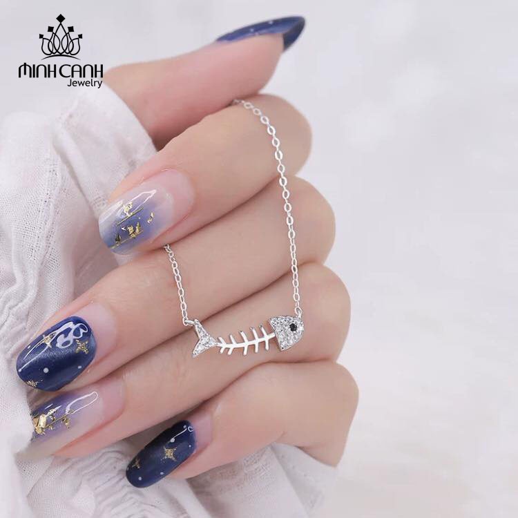 Dây Chuyền Bạc Nữ Xương Cá - Minh Canh Jewelry